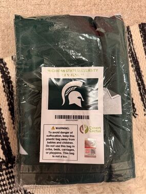 Amazon Michigan State University Dark Green and White Flag